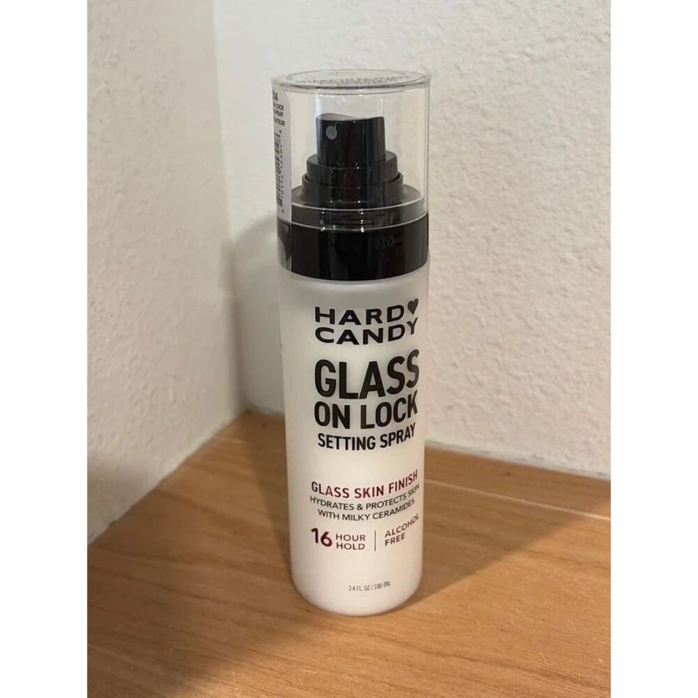 Hard candy glass on lock setting spray NEW 3.4oz